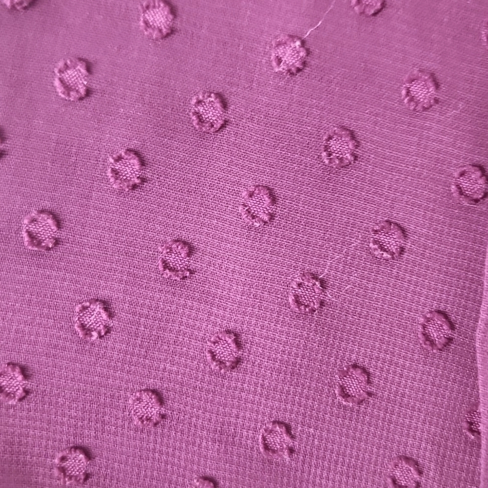 LANE BRYANT | Neck Tie Sheer Swiss Dot Blouse - Picture 8 of 9